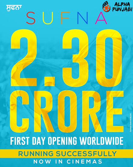 Sufna Punjabi Film Box office updates