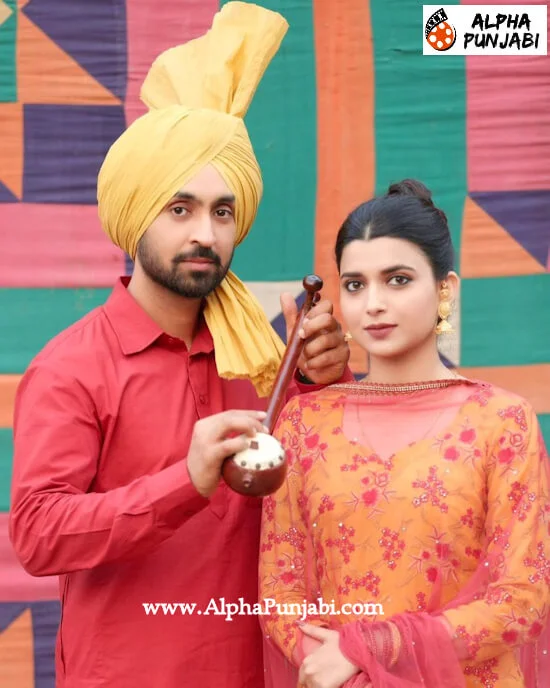 Jodi Punjabi Film Still Diljit Dosanjh Nimrat Khaira