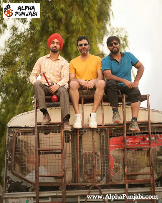 Jodi Punjabi Film Still Diljit Dosanjh Nimrat Khaira