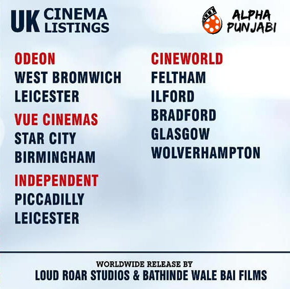 U.K Cinema Listings